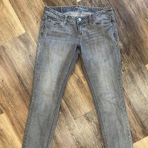 Vintage 2000’s Grey American Eagle “Skinny 77” Denim Jeans